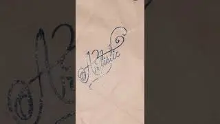 Artistic / Hand writing with passion / #shorts