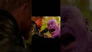 Thanos Killing Kind Weapon⚡ | Stormbreaker🔥⚡ - Death is no more slowed #edit #shorts
