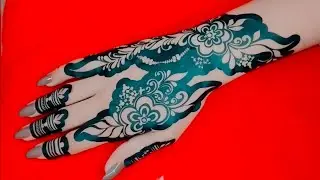 beautiful sticker mehndi design