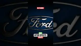 New After Effects Tutorial! How to create Glossy 2D logo reveal like 3D!no plugins all 100% AE