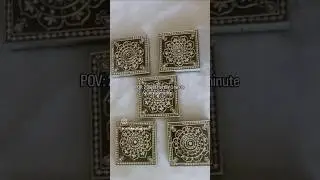 Lippan Artwork Small Patches #lippanmirrorart #artist #goldenblacklippanart #art