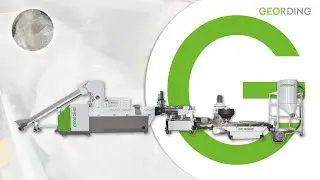 3IN1 Single Stage Die-Face Cutting Recycling & Pelletizing Machine GD-150-3IN1 | GEORDING