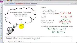 Quadratics 2   Factoring Complex Trinomials Review