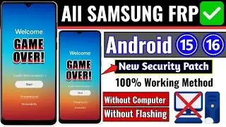 🔓 Samsung FRP Bypass 2025 | Android 15/16 | 100% Working New Method | No PC Needed
