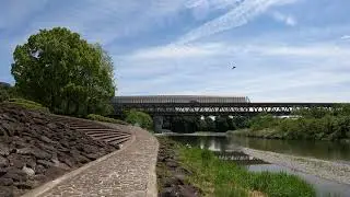 Tokyo Leisure Walk | Tamagawa Ken O Expy Bridge to JR Chuo Line Tamagawa Bridge ASMR