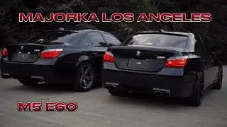 ДВЕ М5 е60 НАВОДЯТ СТРАХ В ГОРОДЕ (MAJORKA LOS ANGELES)