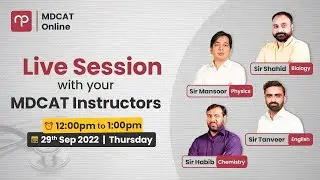 MDCAT Grand Discussion | Live Session with Nearpeer's MDCAT Instructors