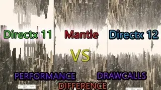 Directx 11 VS Mantle VS Directx 12 3Dmark API Overhead Test R9 280x Catalyst 15.200.1012.2 Win 10TP