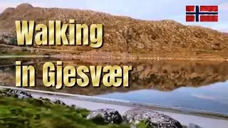 Walking in Gjesvær, Norway