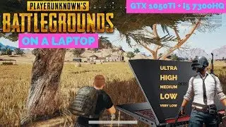 Acer Nitro 5 - GTX 1050ti PUBG Test With FPS Counter