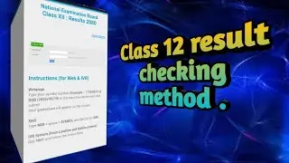 Class 12 ko result check garne tarika
