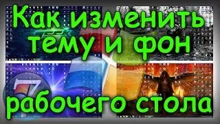 Как изменить тему и фон рабочего стола в Windows 7
