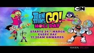 Cartoon Network India Teen Titans Go Holi Day Promo (2024)