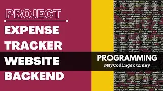 First Big Backend Project  Expense Tracker Website with Node , Express JS and SQL| My Coding Journey