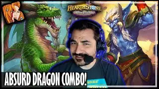 BRU’KHAN DRAGON COMBO IS ABSURD! - Hearthstone Battlegrounds