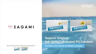 Sagami Original 0.01 PU Condom Extra Lubricated Series TVC