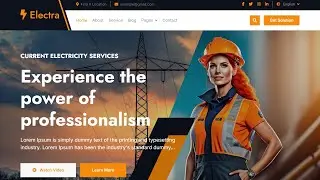 Electrical Shop Website Design 💯 Free Download | How To Create a Website using HTML, CSS, JS