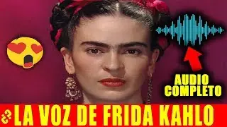 ¡¡¡Escucha la voz de Frida Kahlo !!! 😍 ¿Así te la imaginabas? 😱
