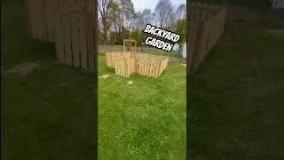 How to build a Garden in the Backyard Part 3 of 3 #shorts #short