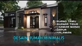 DESAIN RUMAH MINIMALIS 6x10 Meter 2 Kamar