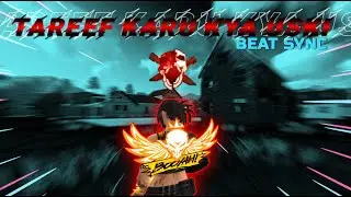 Tareef Karu Kya Uski | Free Fire Best Edited Beat Sync Montage | Road to 1K | Inspired@kaushikislive