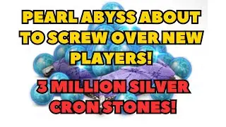 Pearl Abyss About To Screw New Players! Plans To Make Vendor Crons 3 Mill!