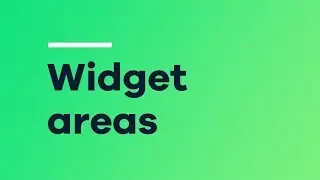 Widget Areas