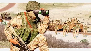 Arma 3. Сирийский АД! ВС РФ и армия США уничтожают террористов. НАТО, Россия, Сирия. RedBear TvT