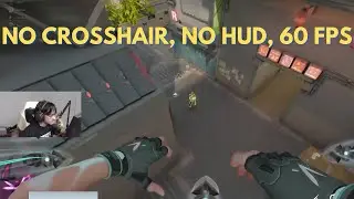 TenZ Plays With No Crosshair, No HUD, and only 60 FPS