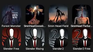 Forest Monster, Siren Head Goosebumps, Siren Head Field, Siren Head: The Survival, Slender Free...