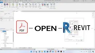 How to open pdf in revit hindi || pdf open in revit || import PDF files revit - insert pdf revit