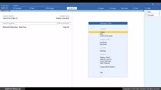 How to Retain Voucher Number Sequence When Importing Vouchers to a Company in TallyPrime | TallyHelp