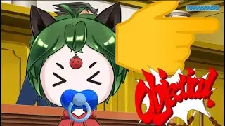 【Ace attorney】OBJECTON!!!!! baby cat is in need of adoption ur honor!!!!