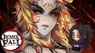 #demonfall Ranqued, Rengoku, respiração da Chamas Azuis, hibrido Perfeito 🌬🔥《Ep2》
