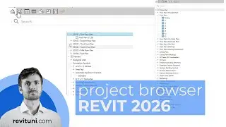 Revit 2026 for beginners part 3: Project Browser | revituni.com