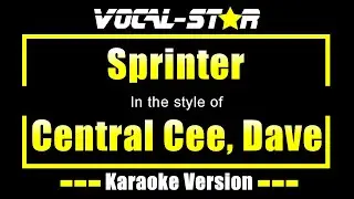Sprinter Karaoke | Central Cee, Dave Karaoke Version