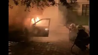 A parked car burst into flames. 6 NOVEMBER 2025 8GUNHABER