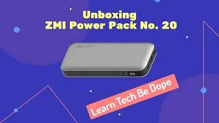 Unboxing the ZMI PowerPack No. 20