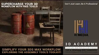 Simplify Your 3Ds max Workflow: Exploring the Assembly Tool's Toolkit! (Malayalam)