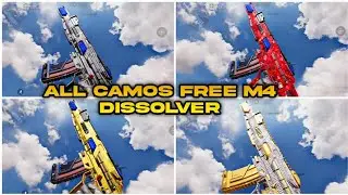 ALL CAMOS ON FREE P2W M4 DISSOLVER IN 7 DAYS LOGIN EVENT SEASONAL & COMEPLETIONIST CODM S5 2024