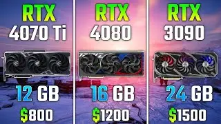 RTX 4070 Ti против RTX 4080 против RTX 3090   Тест в 7 играх