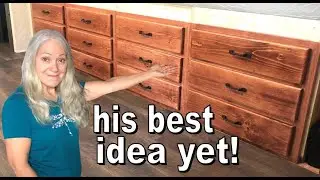 BUILDING COMPACT CABINETS for an OFF GRID CABIN or TINY HOUSE.  DIY Space Saving Organization.