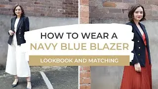 How To Wear A Navy Blazer | Womens Outfit Ideas SPRING LOOKBOOK!