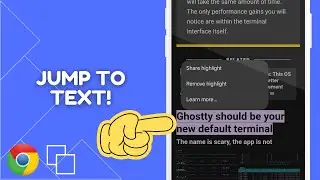 Share a Link to Highlighted Text in Chrome on Android