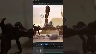 Scorpion 3D Animation #Shorts #scorpion #3danimation