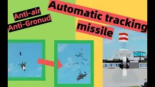 【Roblox Plane Crazy】Automatic tracking missile tutorial!!!
