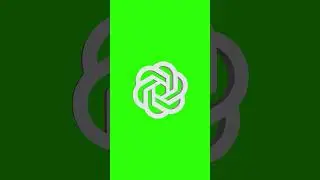 ChatGPT 3D icon animation 4K Green Screen  [No Copyright]
