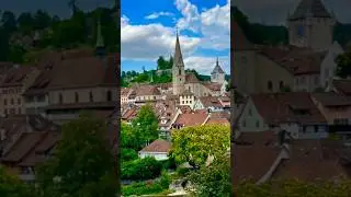 Switzerland! 🇨🇭 Baden! / Мы в живописном Бадене! 16.07.2023 #travel #beauty #summer #baden