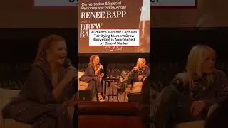 Video of Drew Barrymore Stalker Crashing 92Y Event with Reneé Rapp 