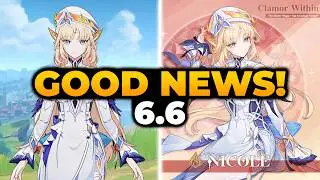 GOOD NEWS! NICOLE FINAL CHANGES (PULL OR SKIP?) | Nicole Genshin, Nicole Genshin Impact, Genshin